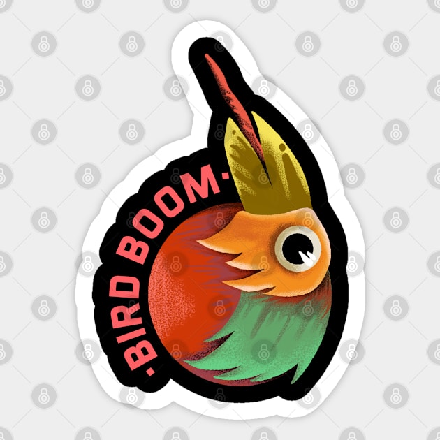 Bird Sticker by Apxwr